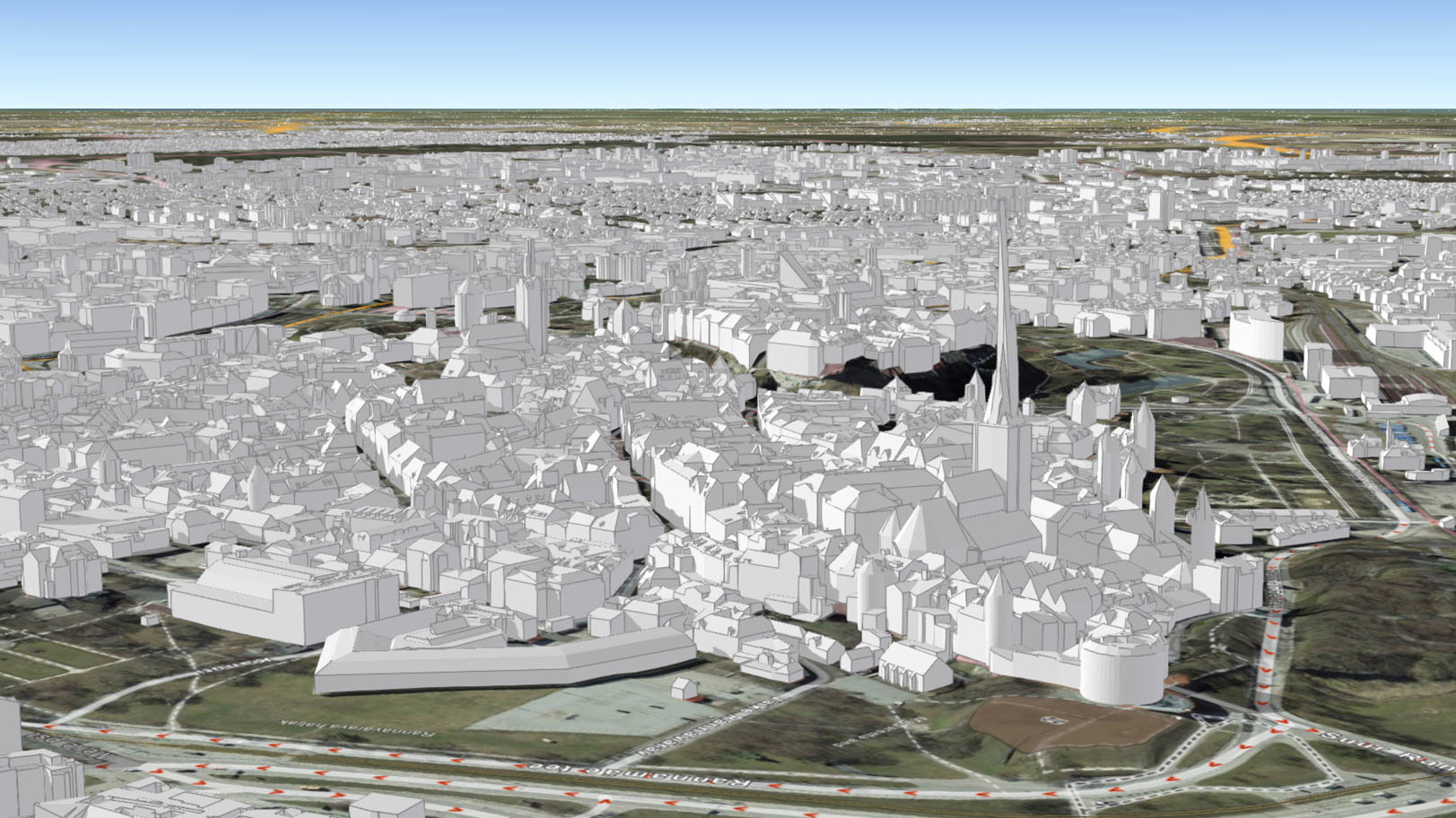 The first national 3D building model created using Terrasolid’s TerraScan released