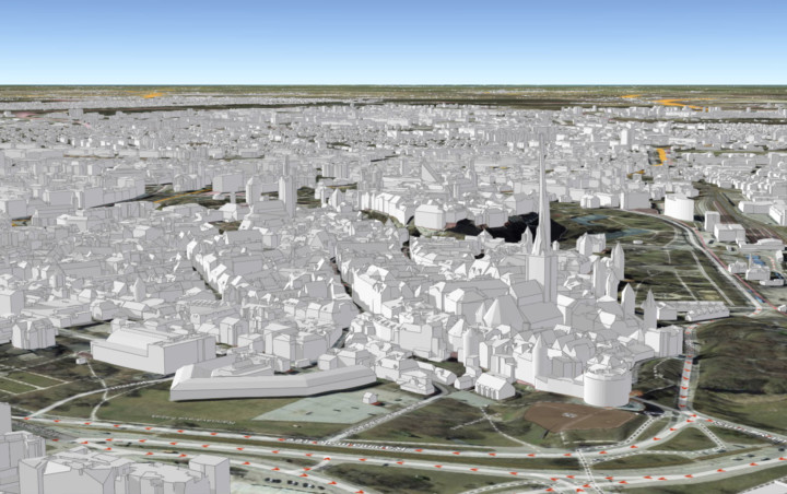 The first national 3D building model created using Terrasolid’s TerraScan released