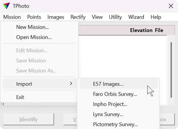 Screenshot of TerraPhoto Main Window